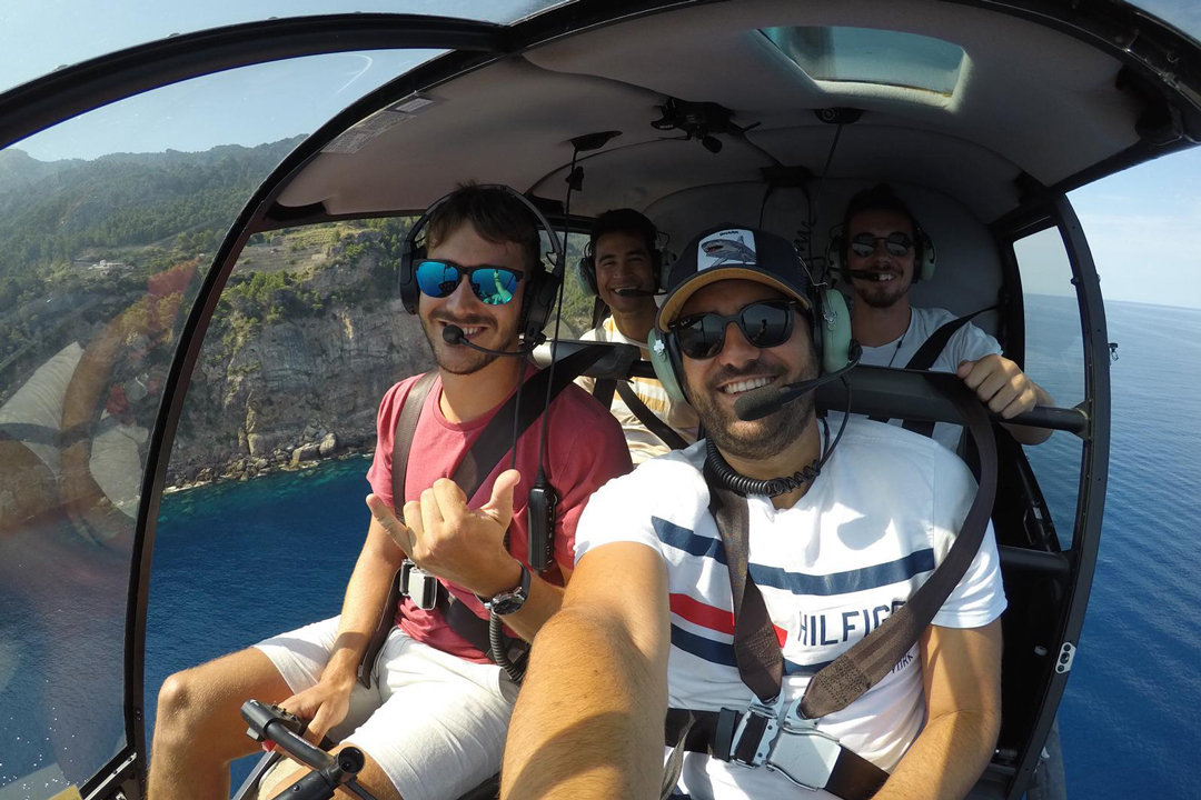 Palma sky tour on helicopter