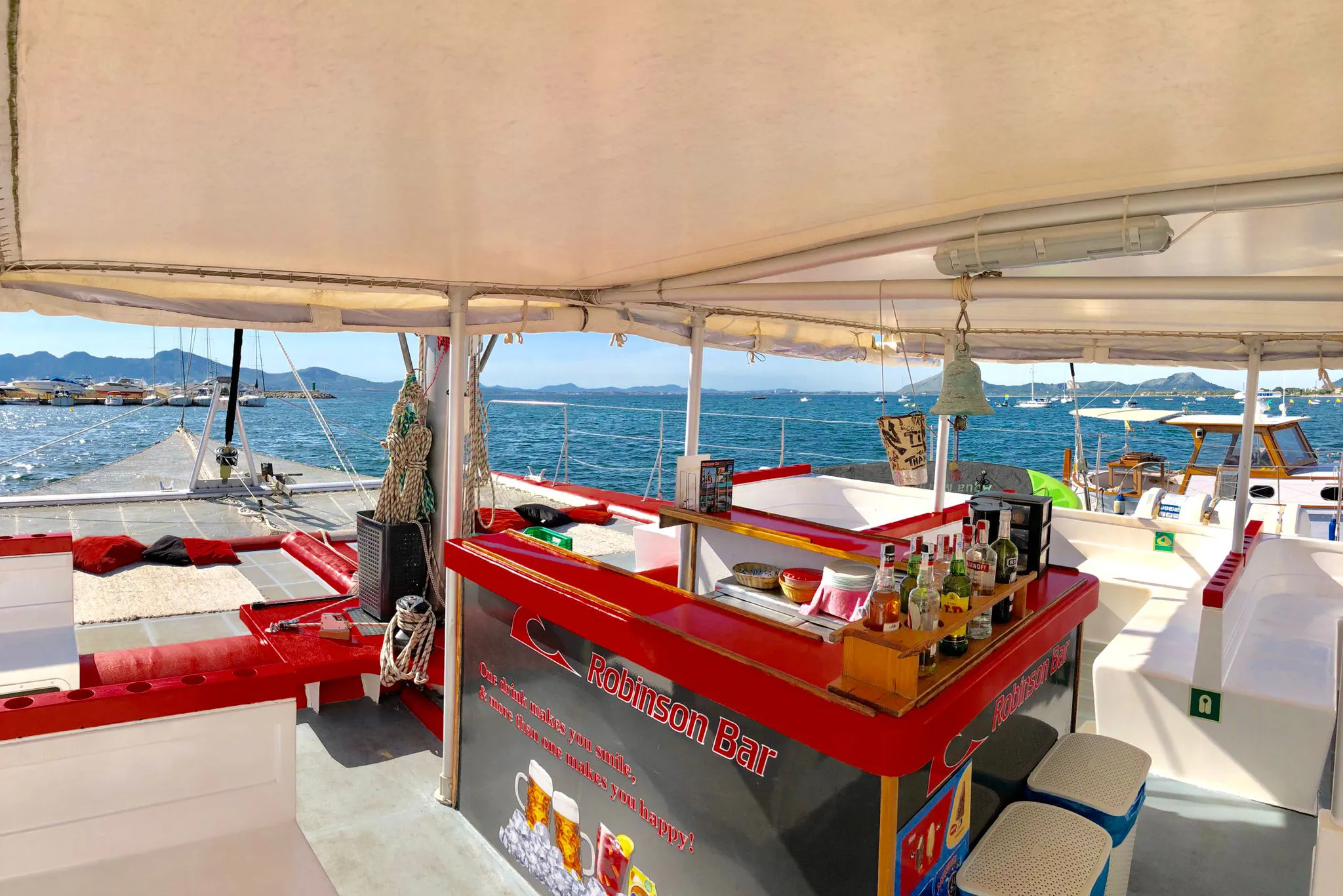 Robinson Segelkatamaran Tour in der Bucht von Pollensa