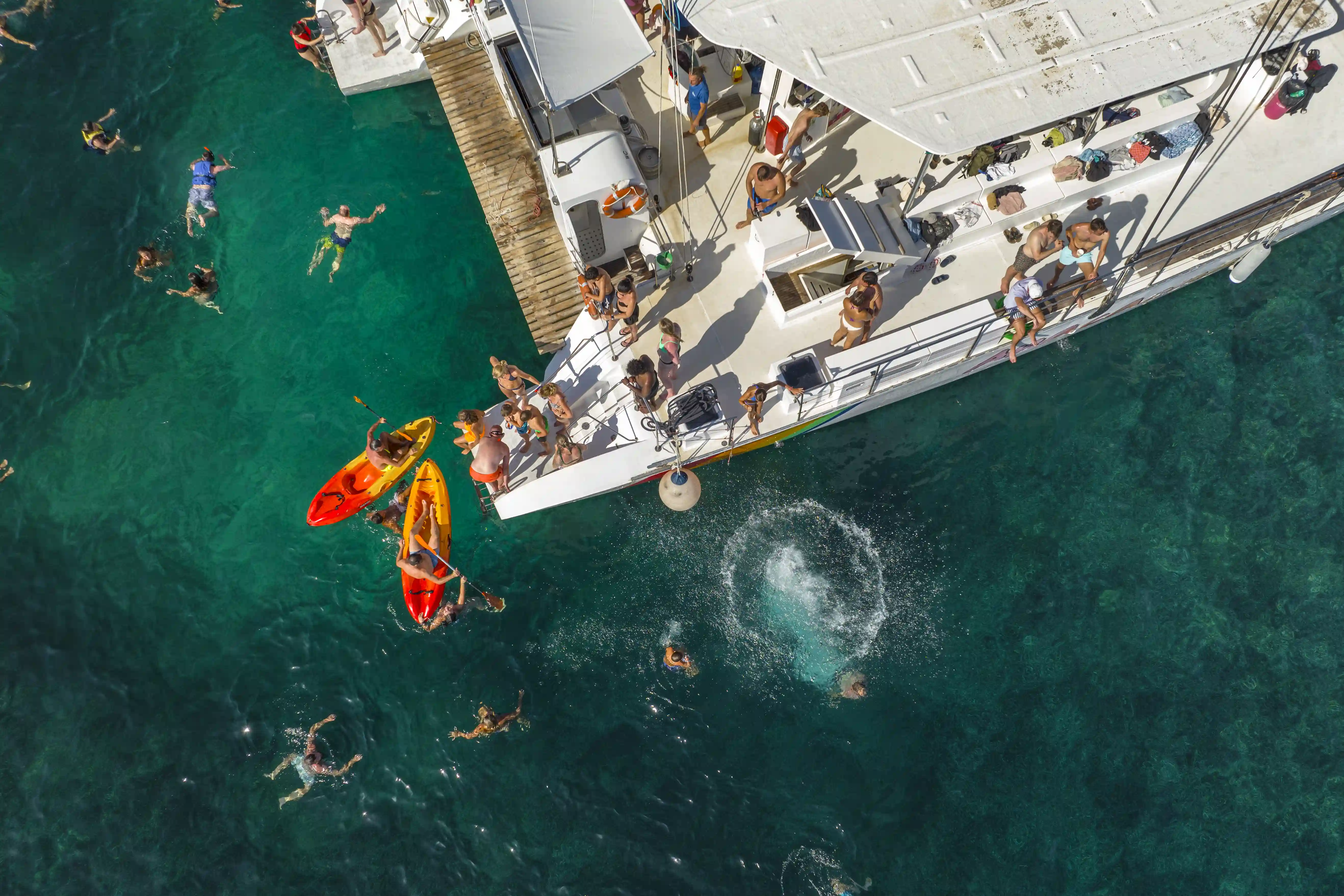 Catamaran à voile Anacaona avec barbecue